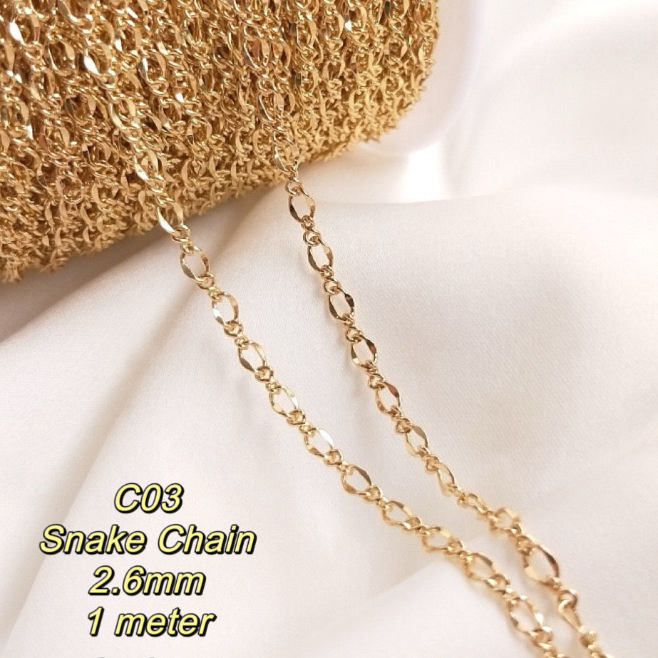 【New updates!】High Quality 14k gold-plated Chains Tarnish Resistant