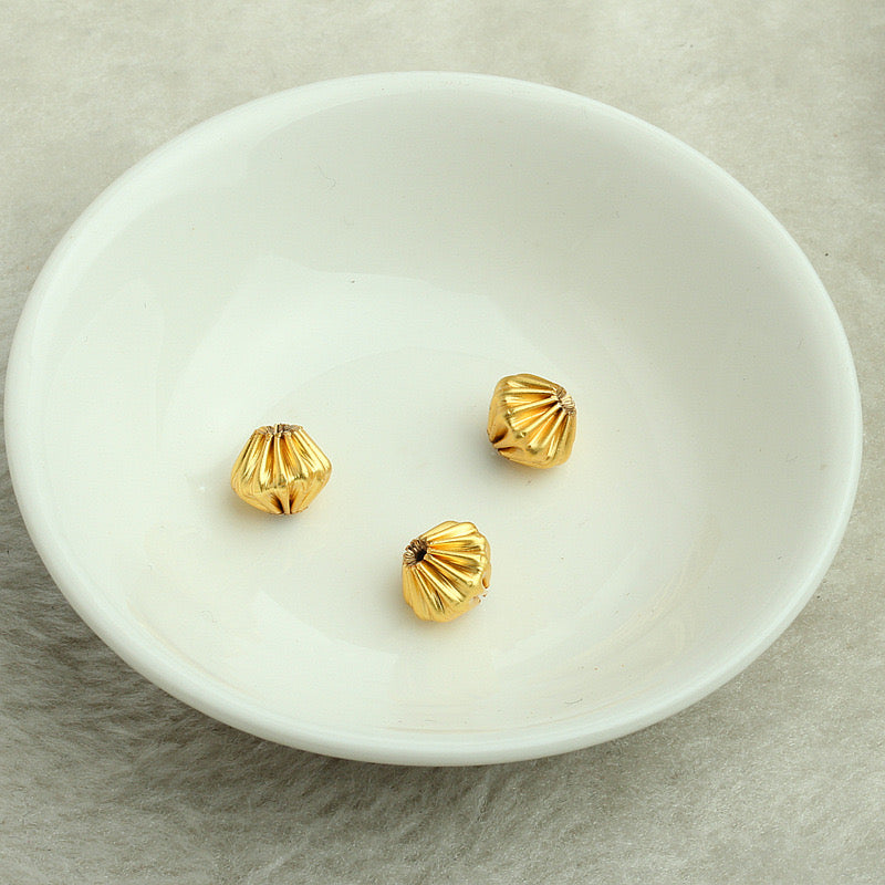 Bicone Spacers 14k gold-plated Tarnish Resistant