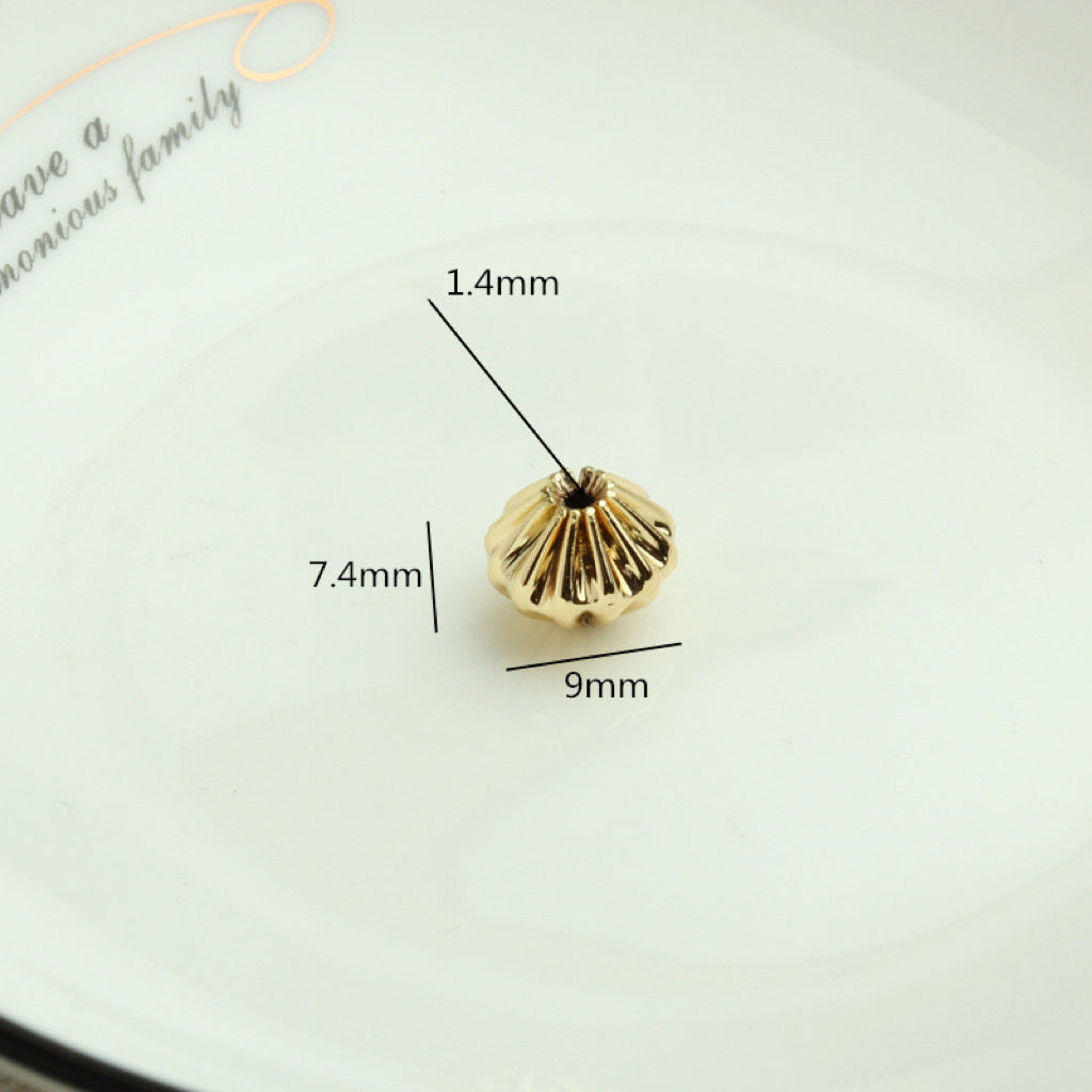 Bicone Spacers 14k gold-plated Tarnish Resistant