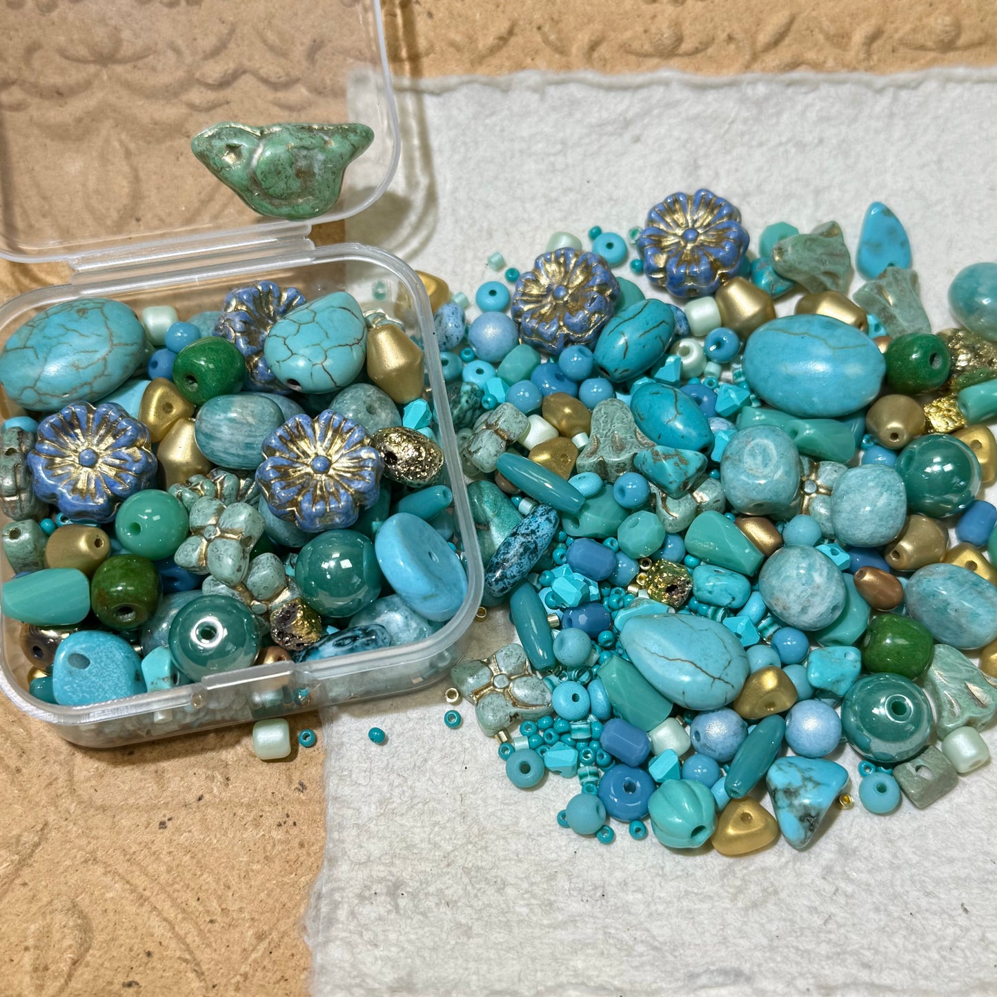 Seed Beads•S675-Turquoise (Over $45 Free Shipping)