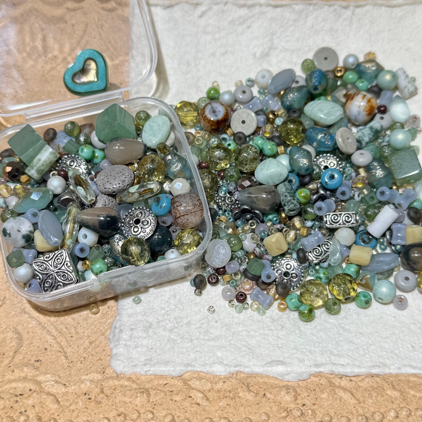 Seed Beads•S543-Teal Moutain (Over $45 Free Shipping)