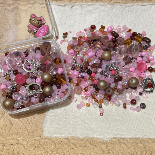 Seed Beads•S104-Hawaii Kitty (Over $45 Free Shipping)