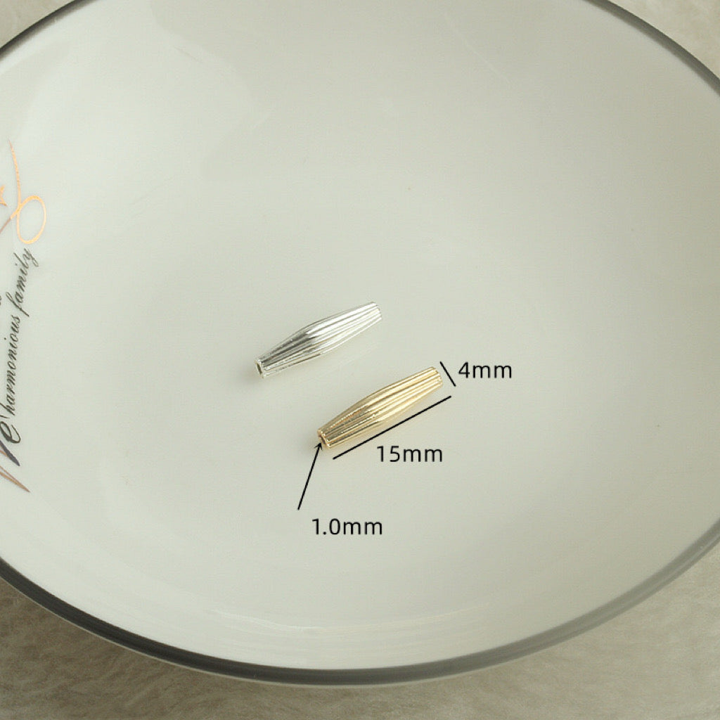 Long Rice Spacers Tarnish Resistant