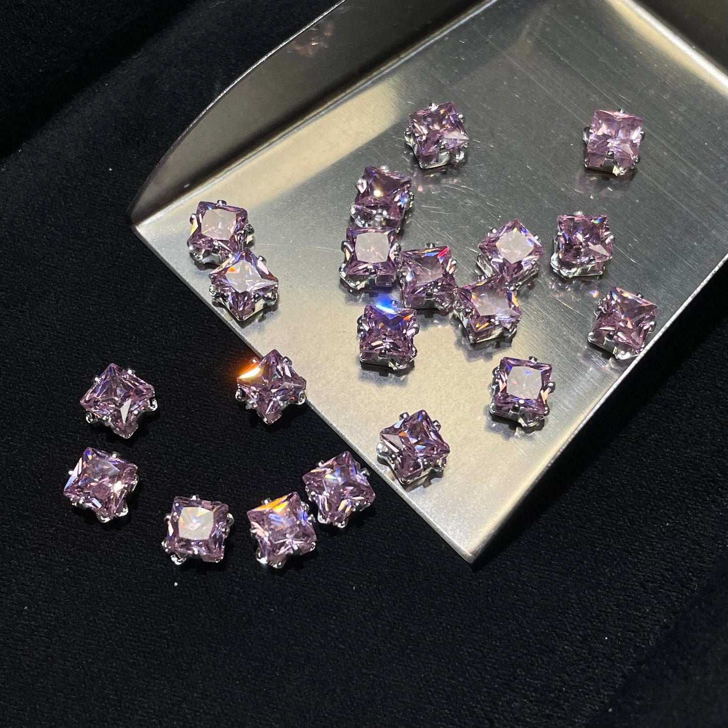 【New!】Blingy Collection-Square Zircon Rhinestones 5*5mm