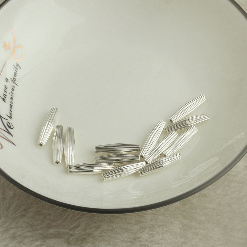 Long Rice Spacers Tarnish Resistant
