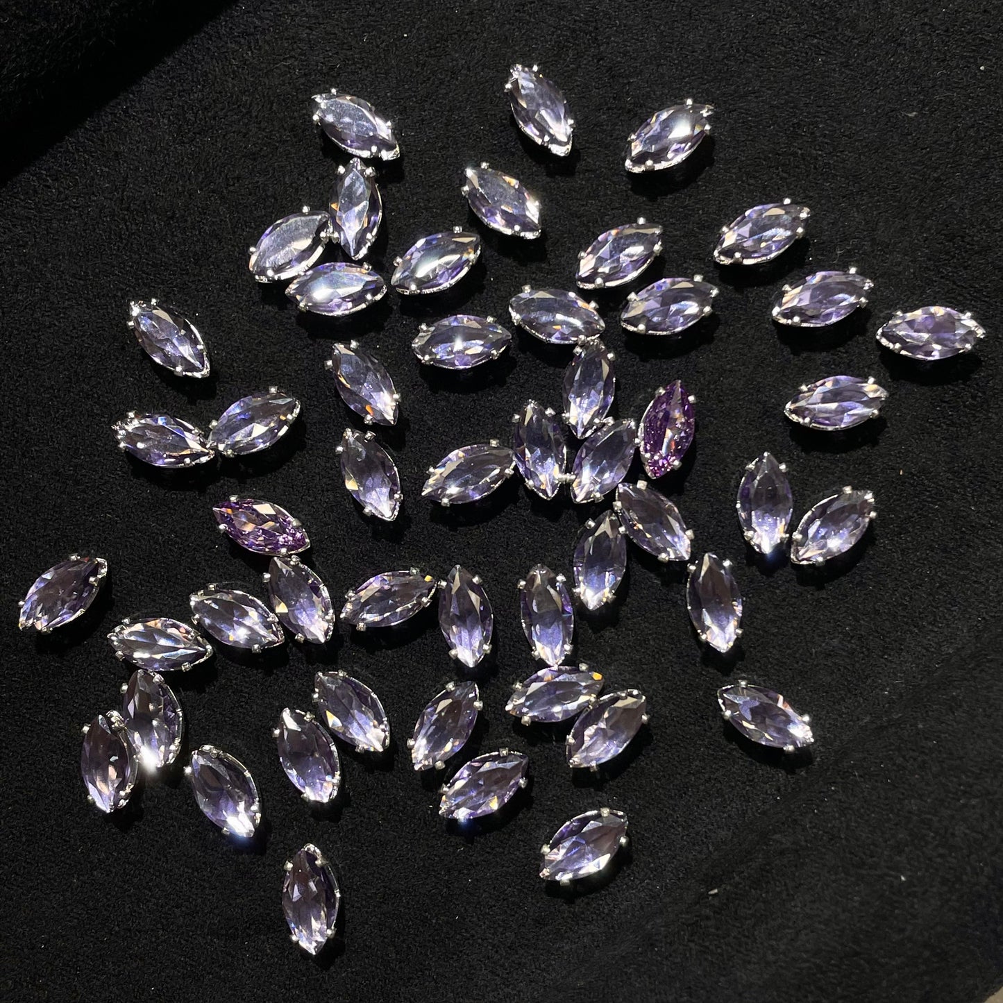 Blingy Collection-4*8mm Horse-eye Zircon Rhinestones Beads (Multiple colors)