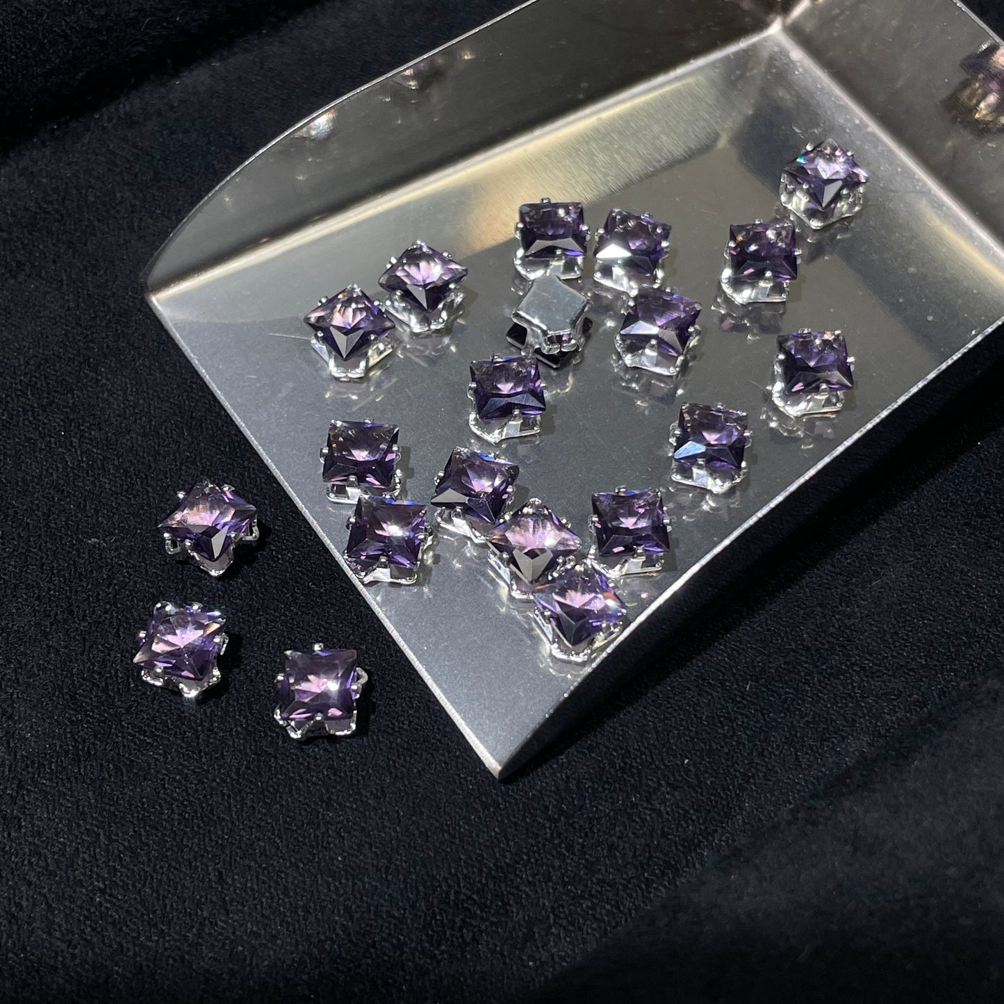 【New!】Blingy Collection-Square Zircon Rhinestones 5*5mm