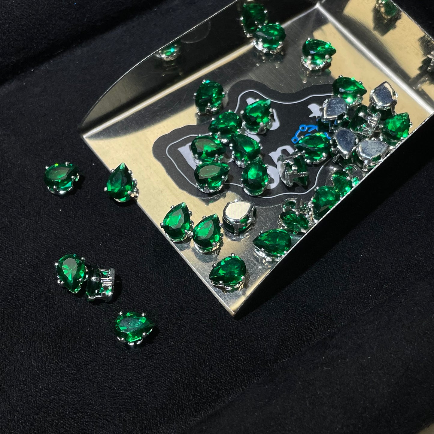 Blingy Collection-5*7mmDrop Zircon Rhinestones (Multiple colors)