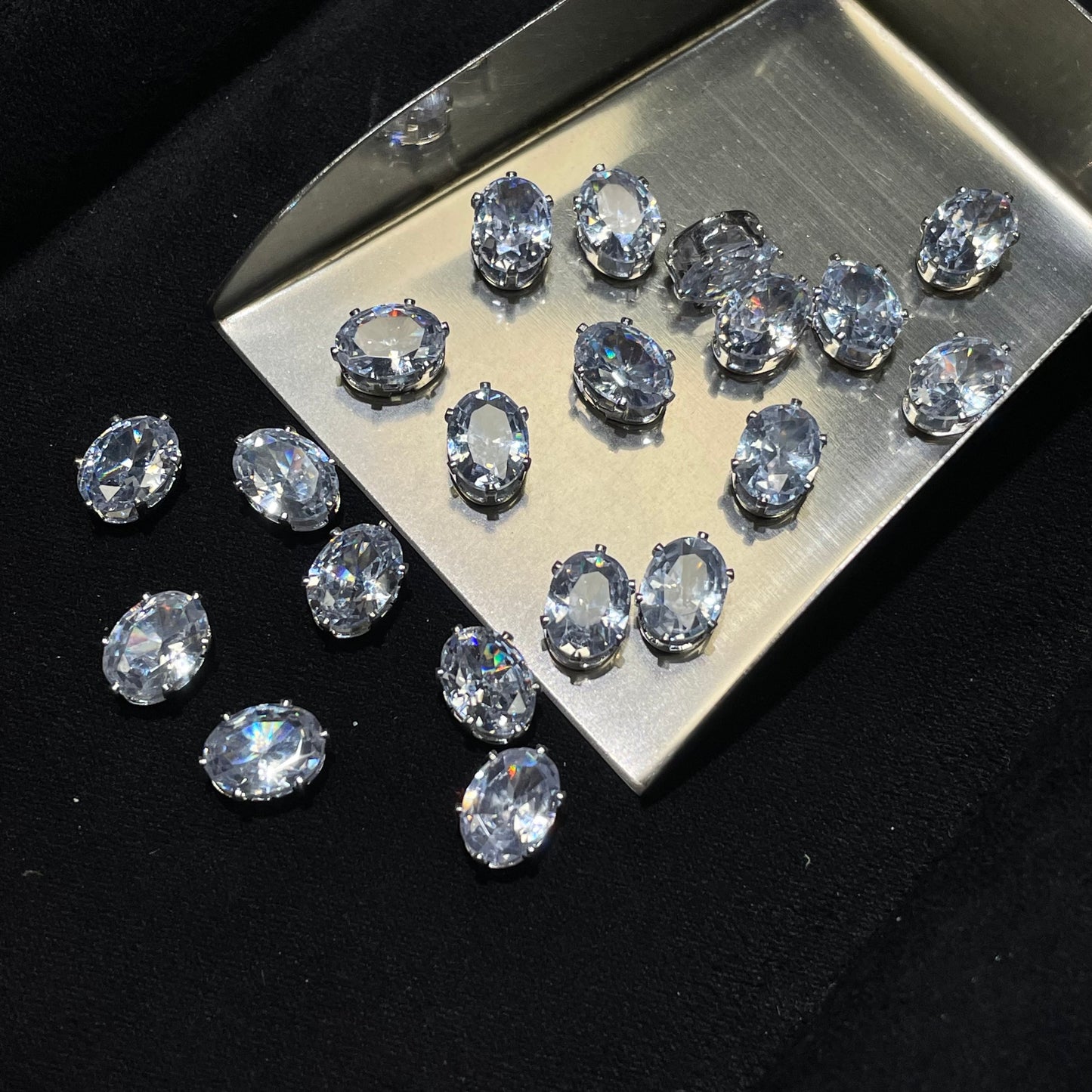 Blingy Collection-Oval Zircon Rhinestones 6*8mm