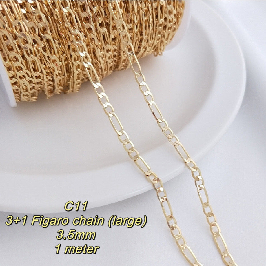 【New updates!】High Quality 14k gold-plated Chains Tarnish Resistant