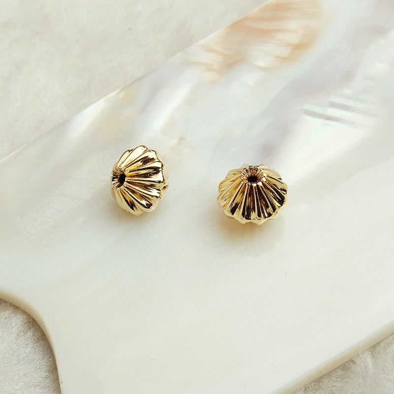 Bicone Spacers 14k gold-plated Tarnish Resistant