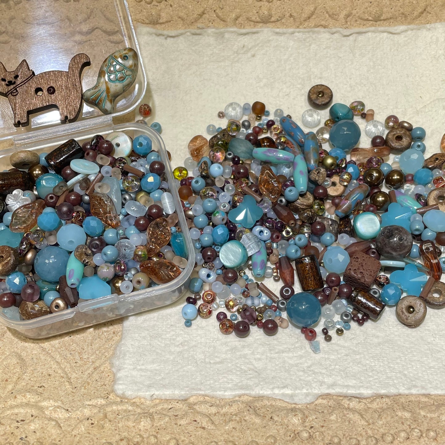 Seed Beads•S025-Kitty Biscuit (Over $45 Free Shipping)