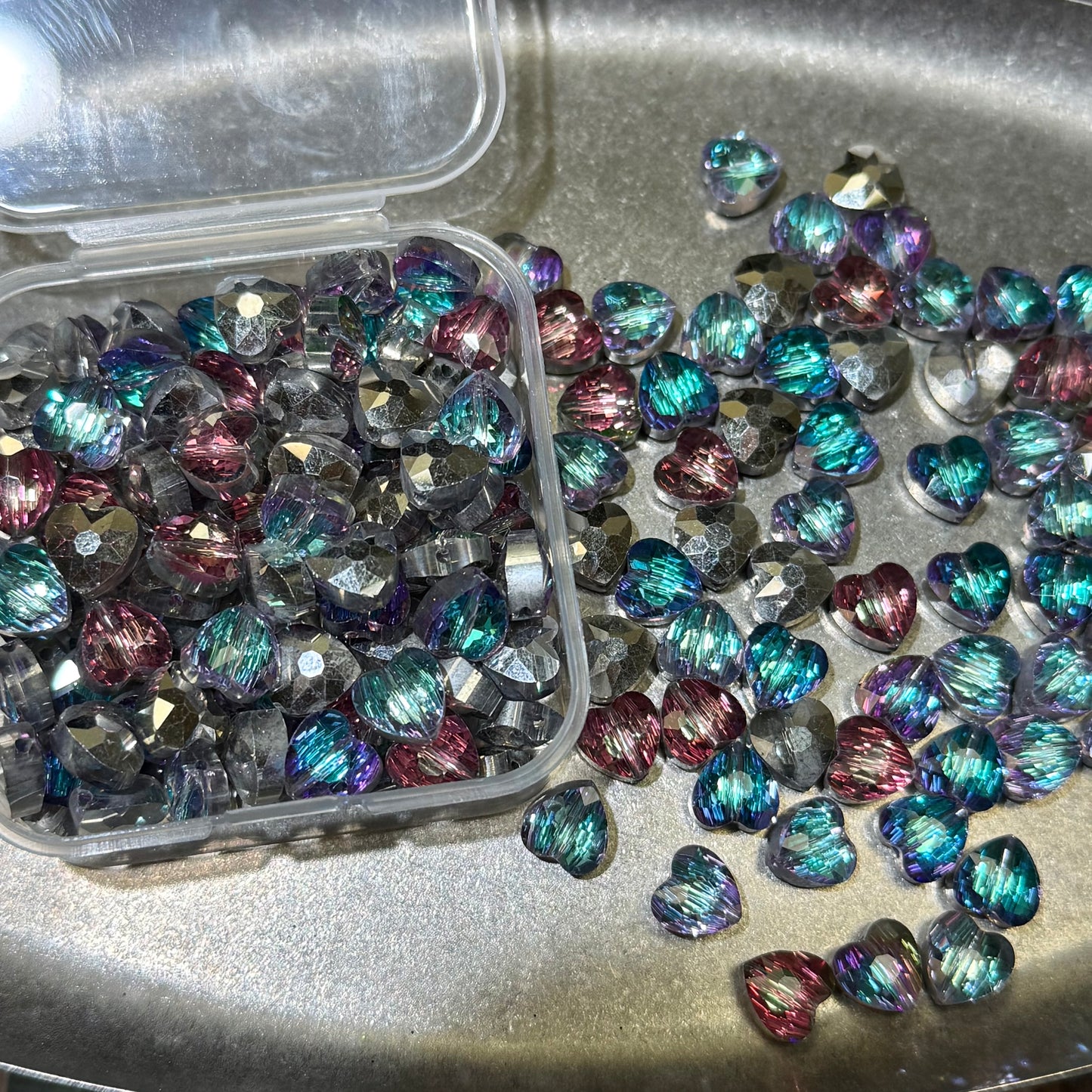 Magic Mirror Beads•S679-Hearts (Over $45 Free Shipping)