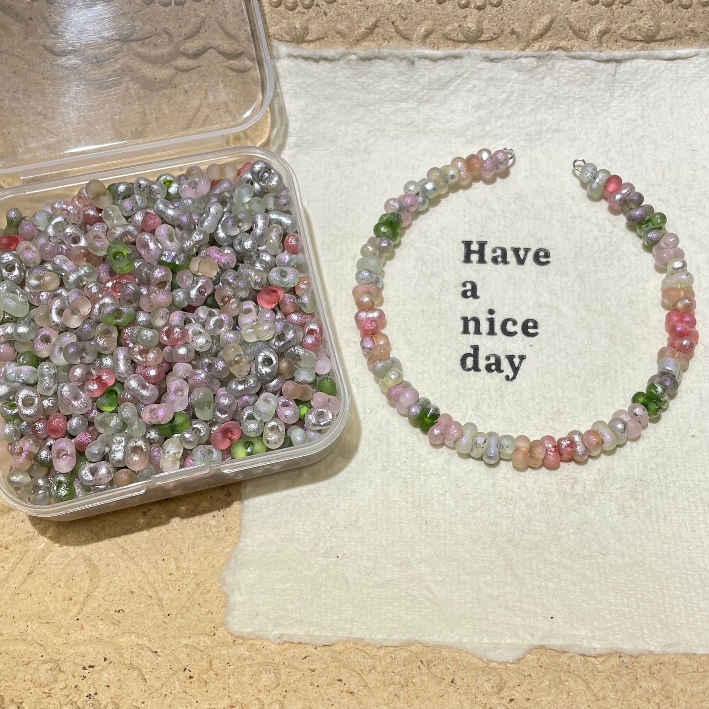 Seed Beads•S189-Frosted Peanuts I (Over $45 Free Shipping)