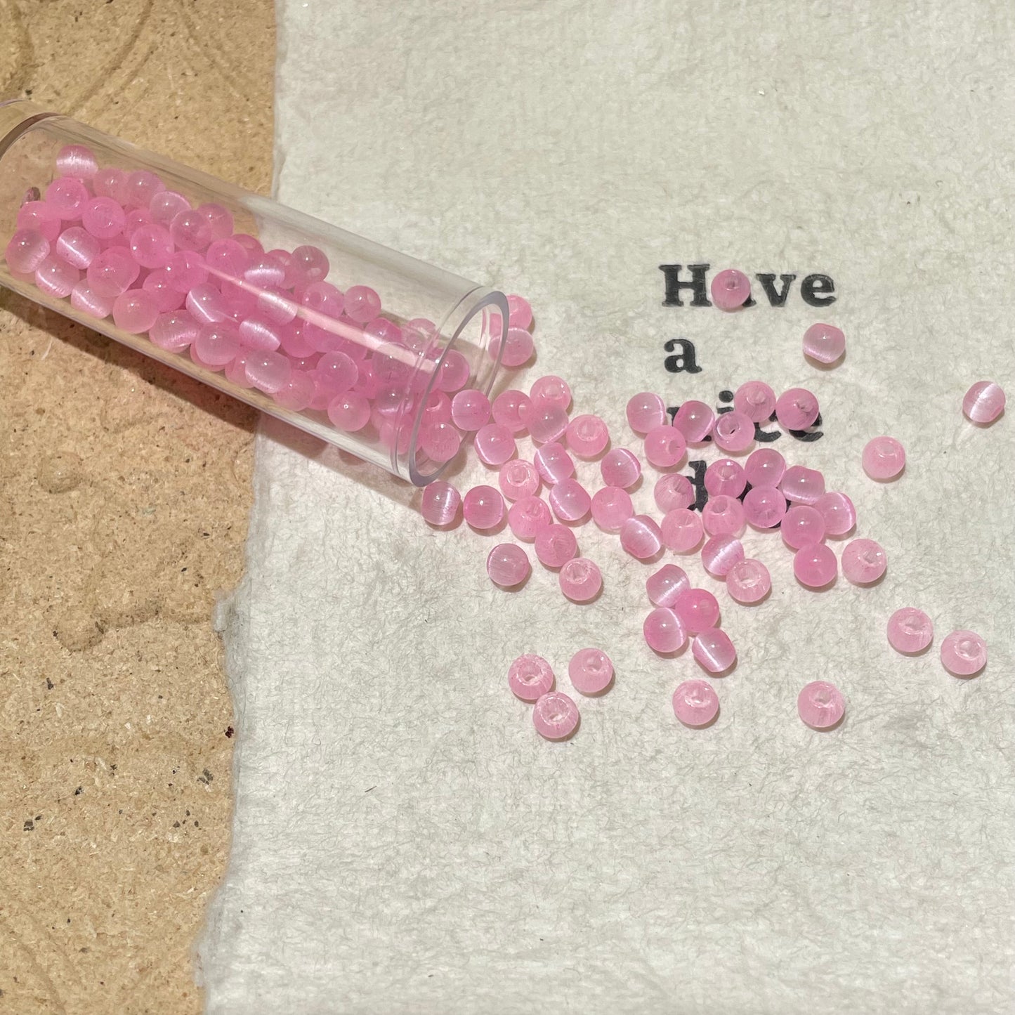 Individual Colors for Uniformed Beads-Catseye 4mm round