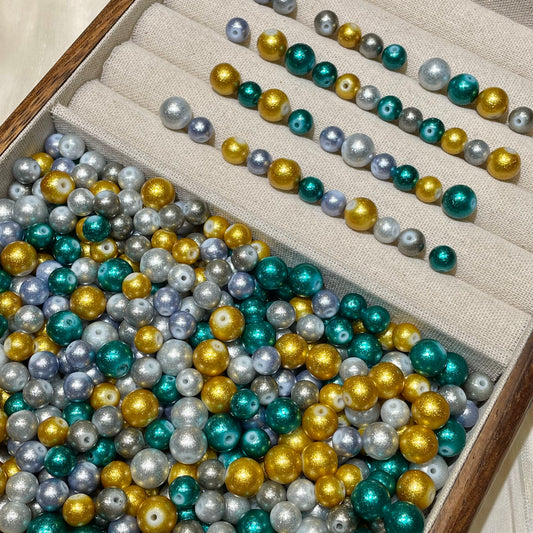 Glass Beads-G10•Platinum (Over $45 free shipping)