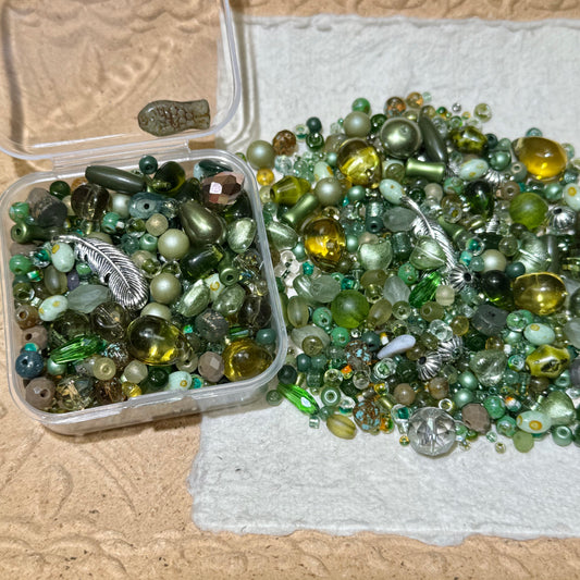 Seed Beads•S499-Green Lights (Over $45 Free Shipping)