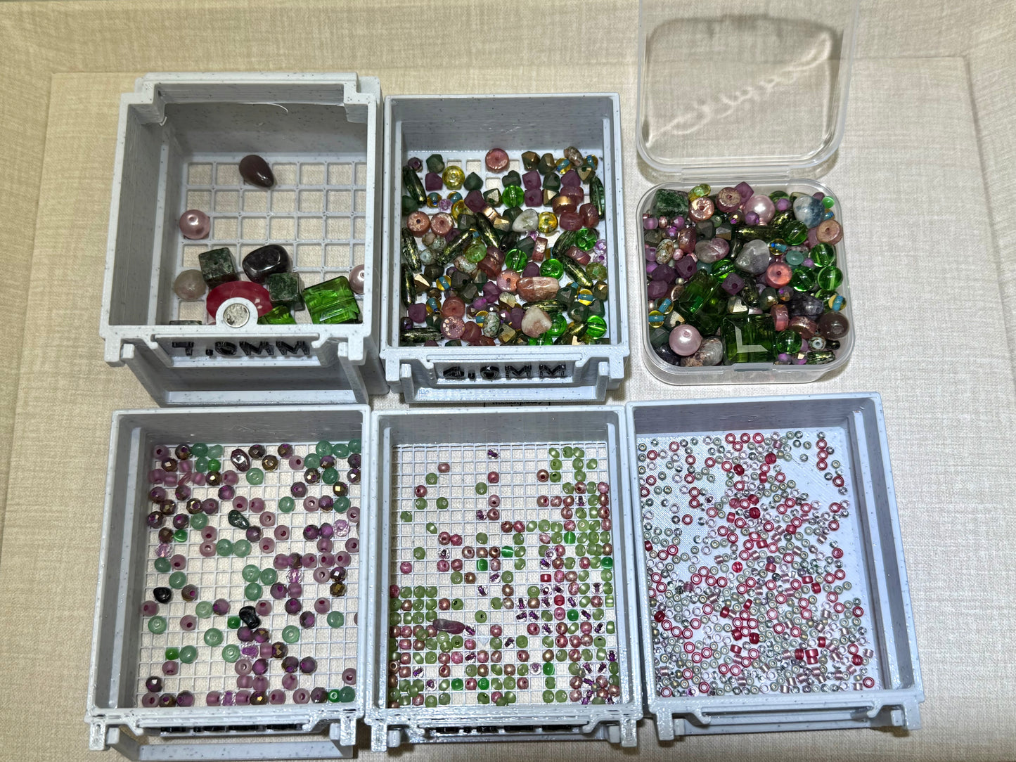 Magic Drawer for Sieving Seed Beads 3D Printing Sorter (Free Shipping)