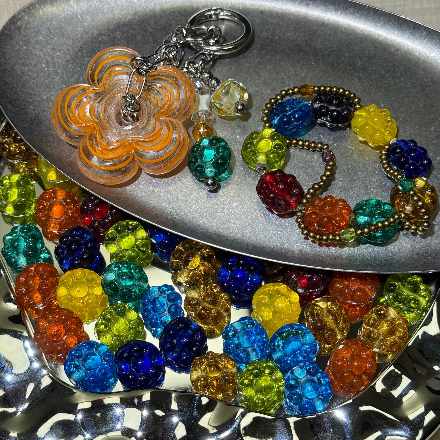 Flower Charms•F15-Candy (Over $45 Free Shipping)