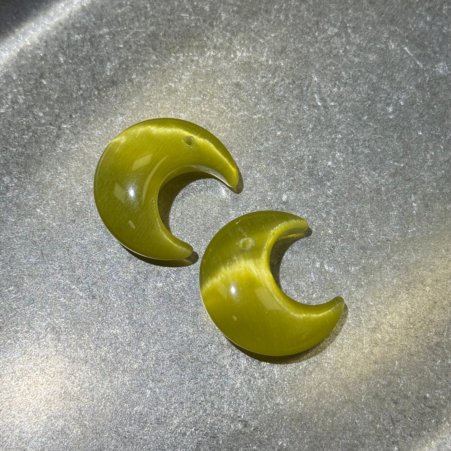 Catseye Moon Charms