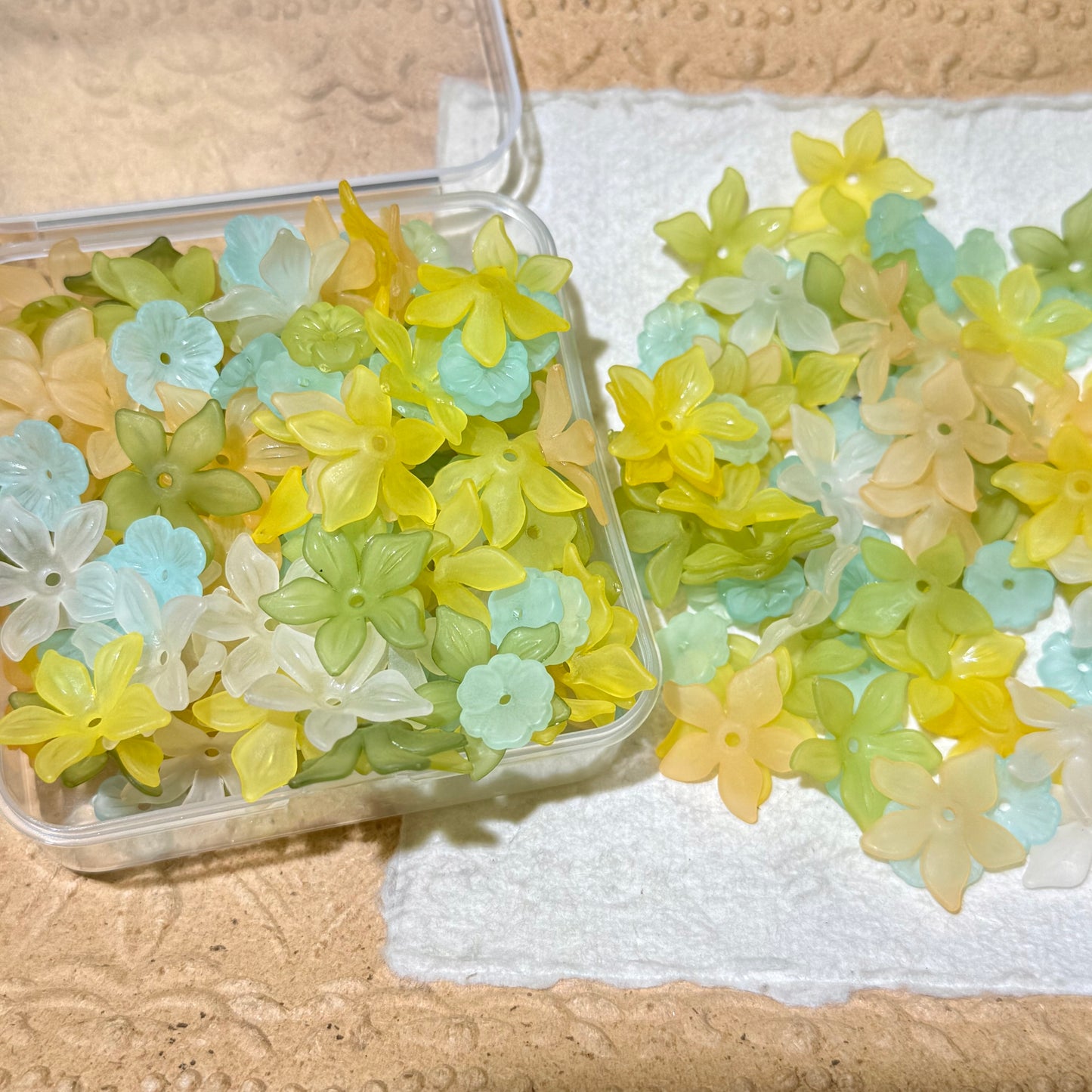 Flower Charms•F18-Vanilla Garden (Over $45 Free Shipping)