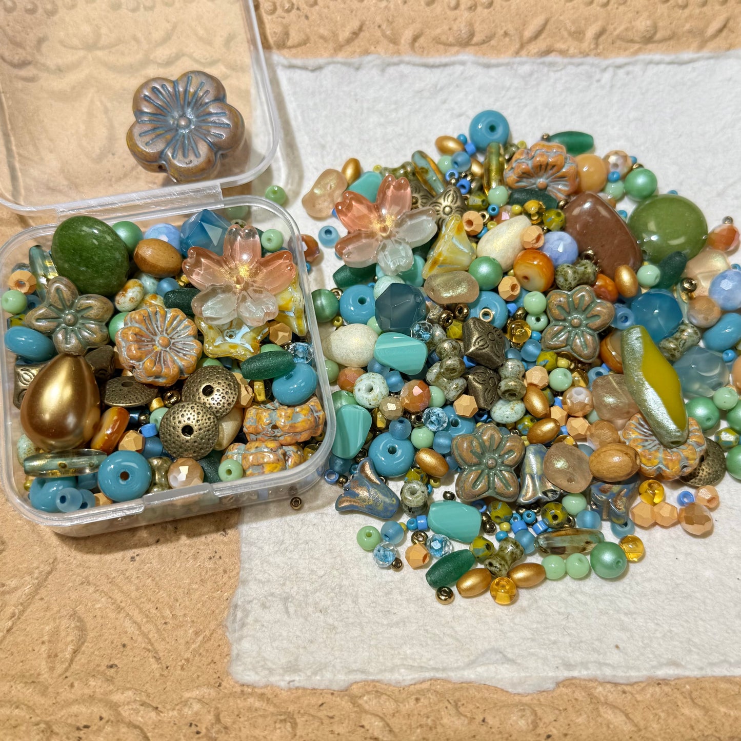 Seed Beads•S693-Teal Mountain (Over $45 Free Shipping)