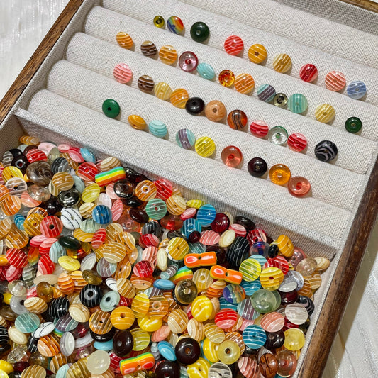 Acrylic Beads-G39•Rainbow Spacers (Over $45 free shipping)