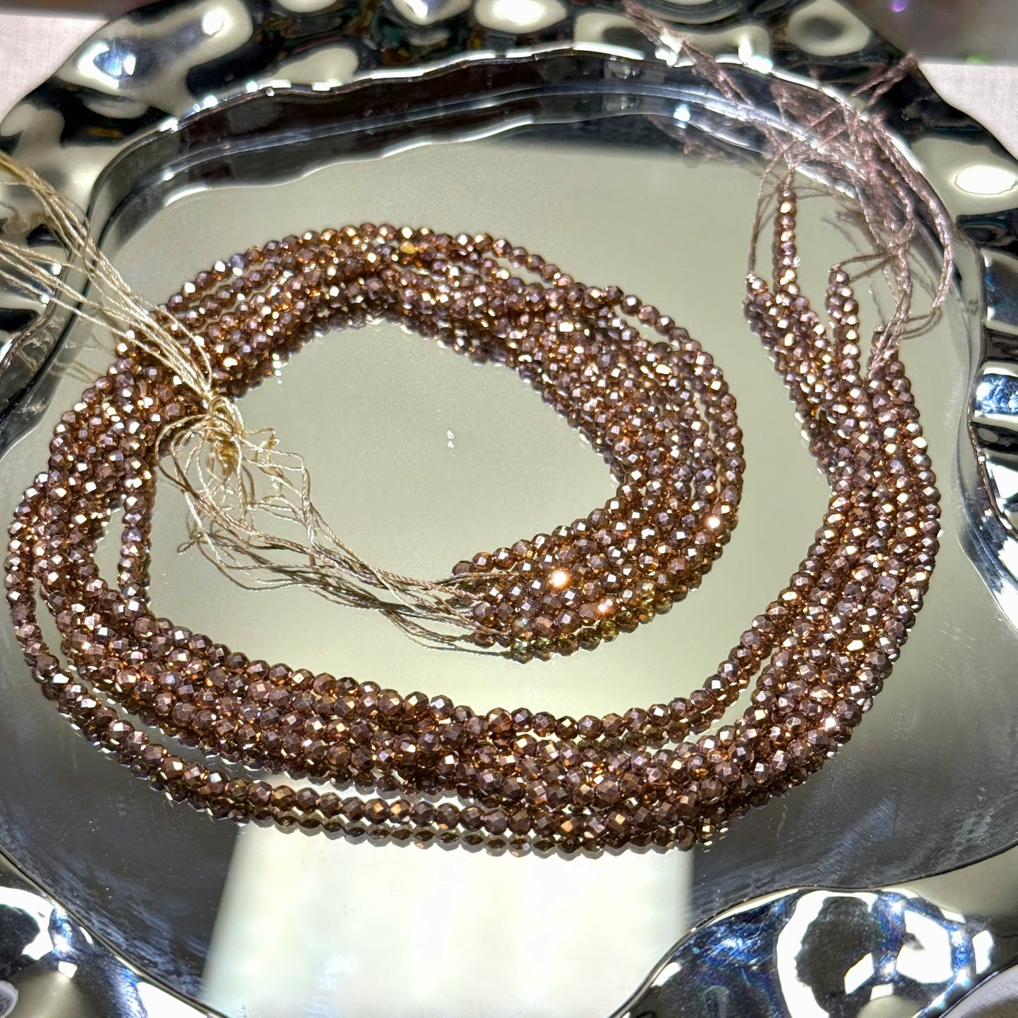2mm Faceted Beads (Over $45 Free Shipping)