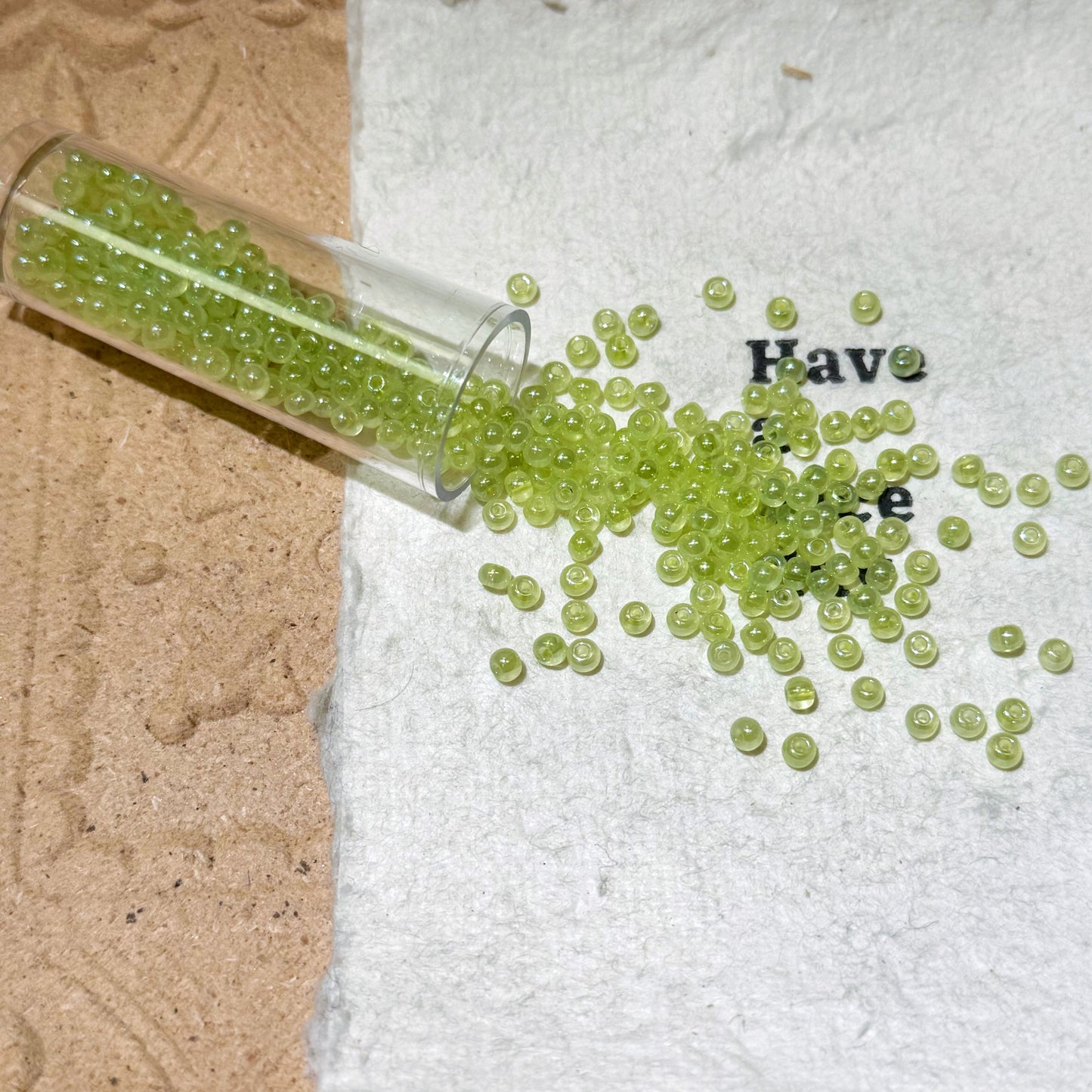 Individual Colors for Uniformed Beads-3mm Cream Jade