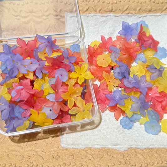 Flower Charms•F19-Fireworks (Over $45 Free Shipping)