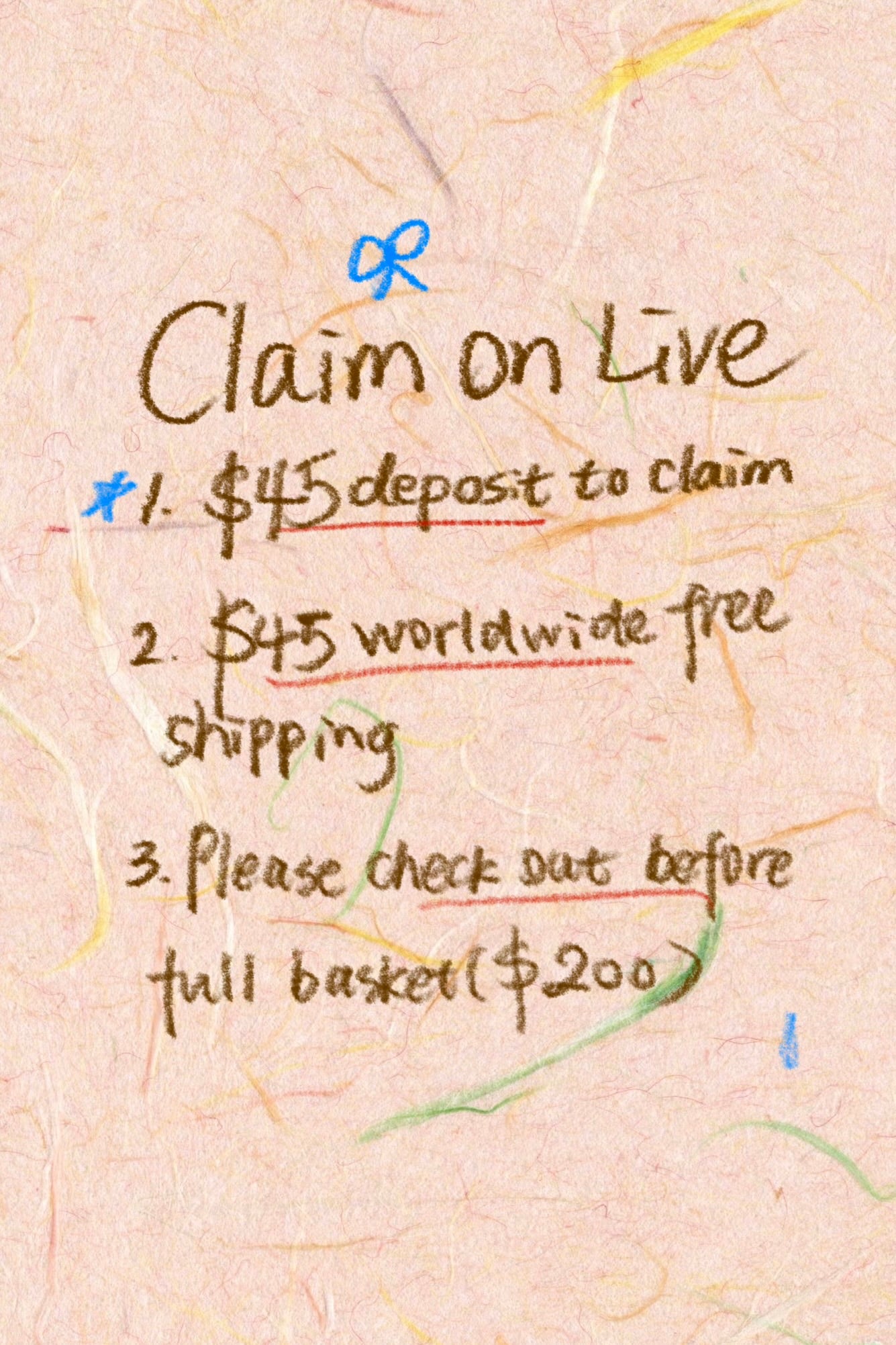 Claim In The Livestream (deposit or check out in this link 💕)