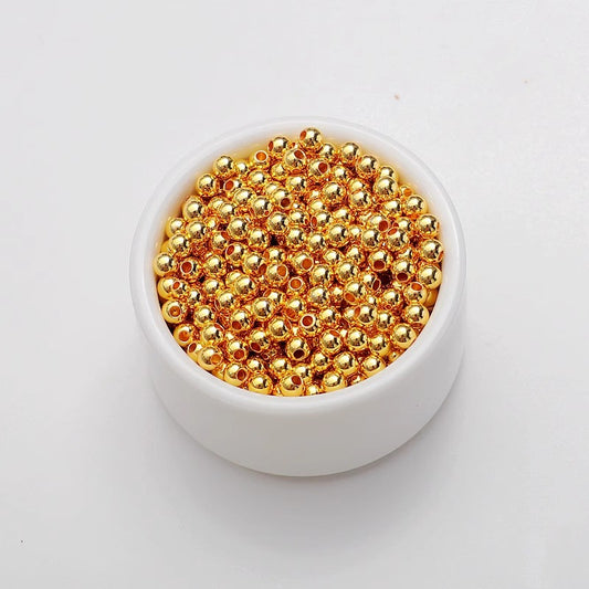 (Multiple colors) Tarnish Resistant Round Spacers