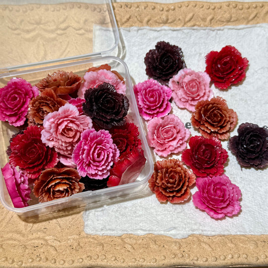 Flower Charms•F02-Rose Bush (Over $45 Free Shipping)