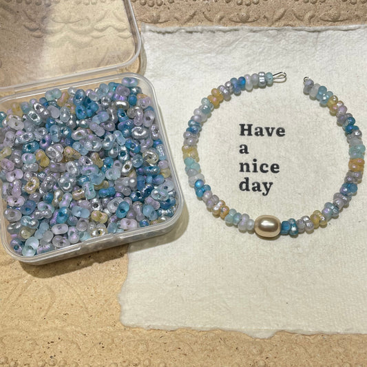 Seed Beads•S190-Frosted Peanuts II (Over $45 Free Shipping)