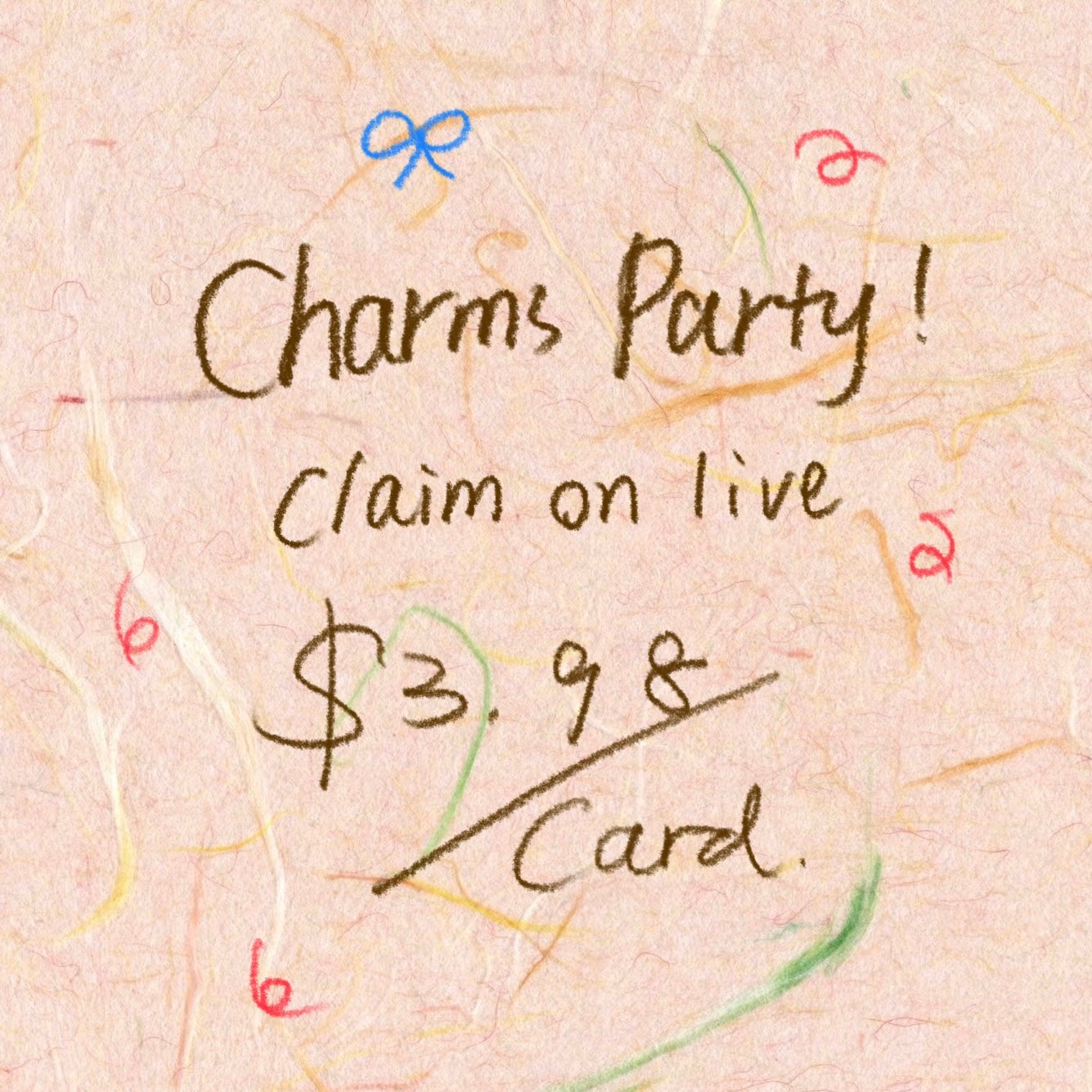 Charms Party! Claim on live!