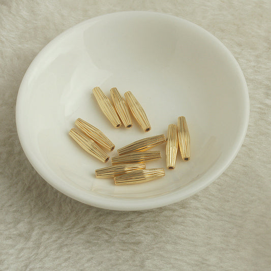 Long Rice Spacers Tarnish Resistant