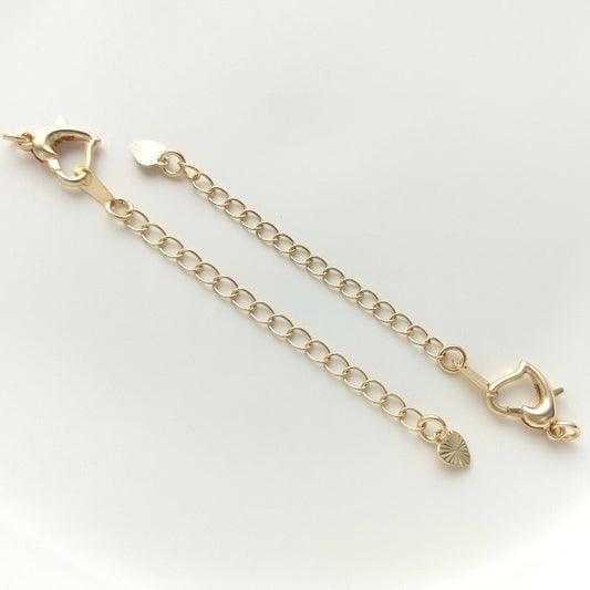 Heart-shape Lobster Clasps 14k gold-plated Tarnish Resistant