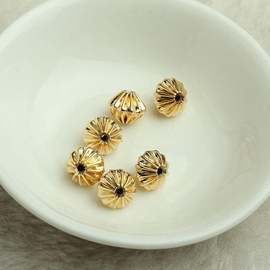 Bicone Spacers 14k gold-plated Tarnish Resistant