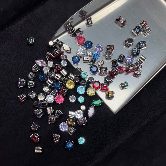 Blingy Collection-Dark Rainbow Zircon Rhinestones