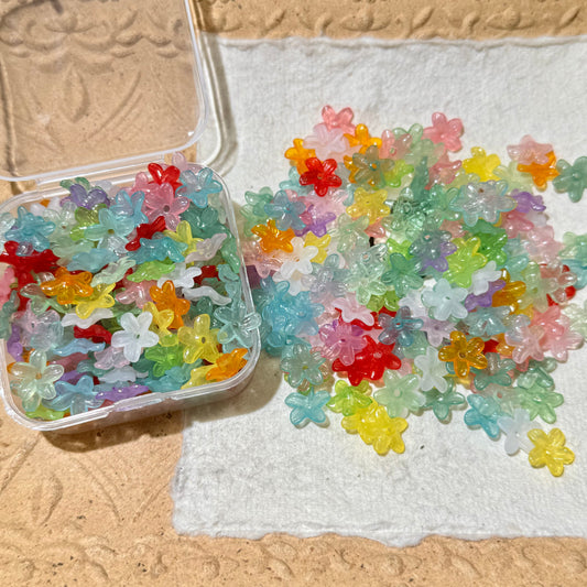Flower Charms•S606-Colorful Garden (Over $45 Free Shipping)