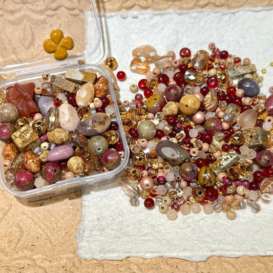 Seed Beads•S486-Cappuccino Rose (Over $45 Free Shipping)