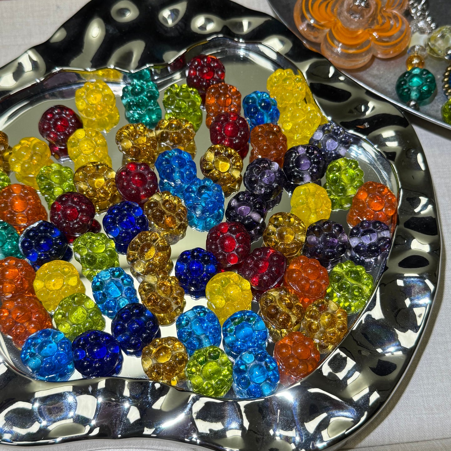Flower Charms•F15-Candy (Over $45 Free Shipping)