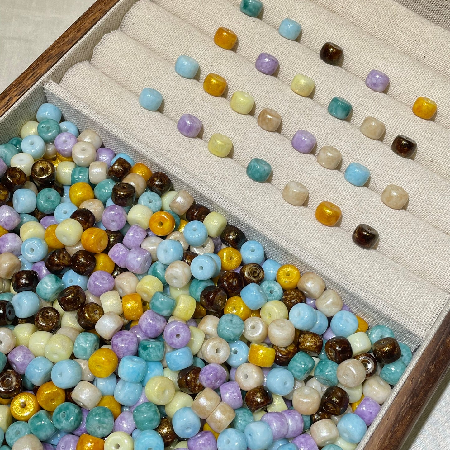 Glass Beads-G49•Oil Painting (Over $45 free shipping)