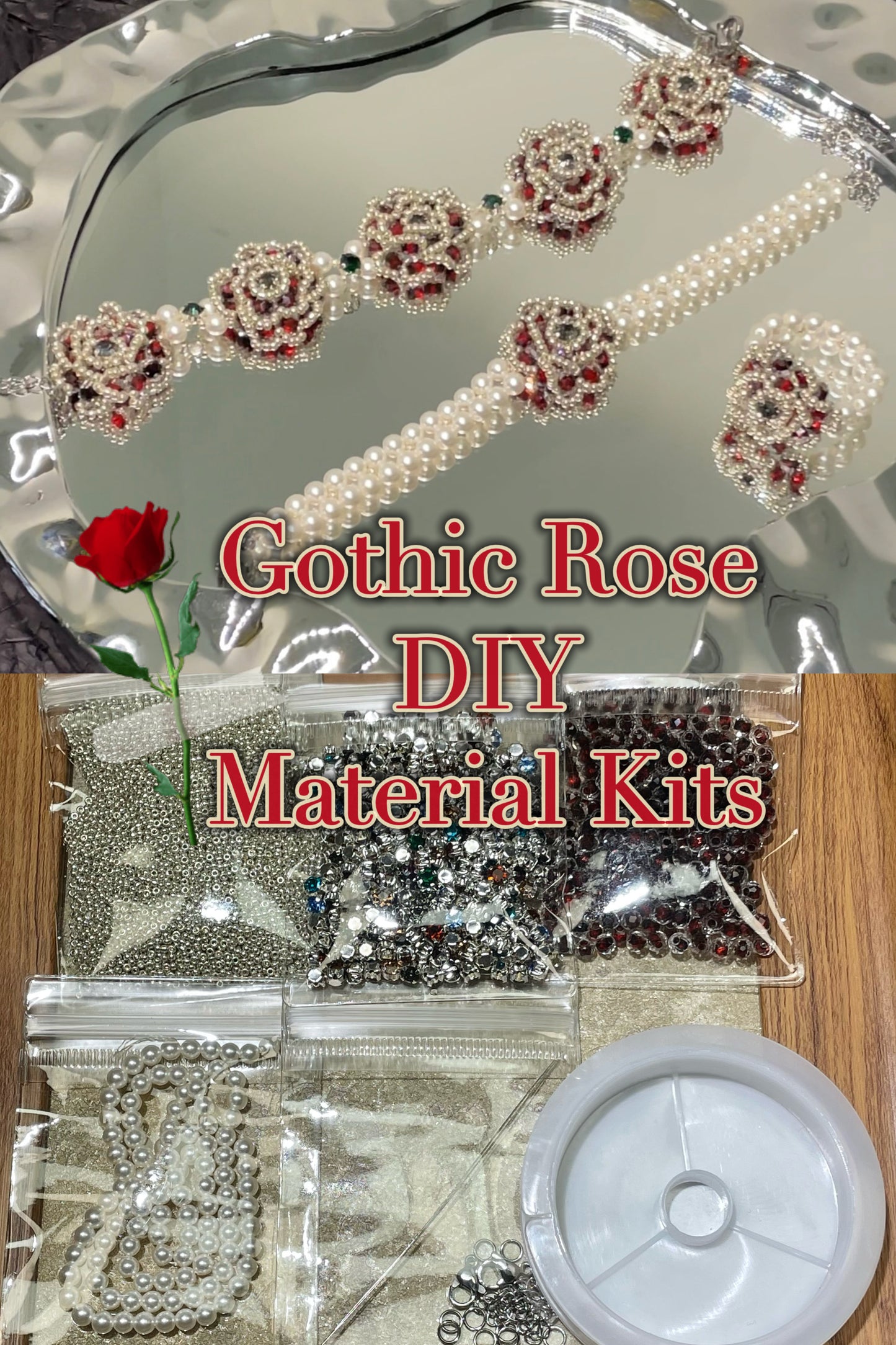 Gothic Rose DIY Material Kits