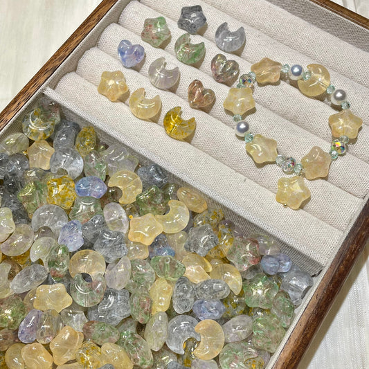 Glass Charms-G27•Treasure Box (Over $45 free shipping)