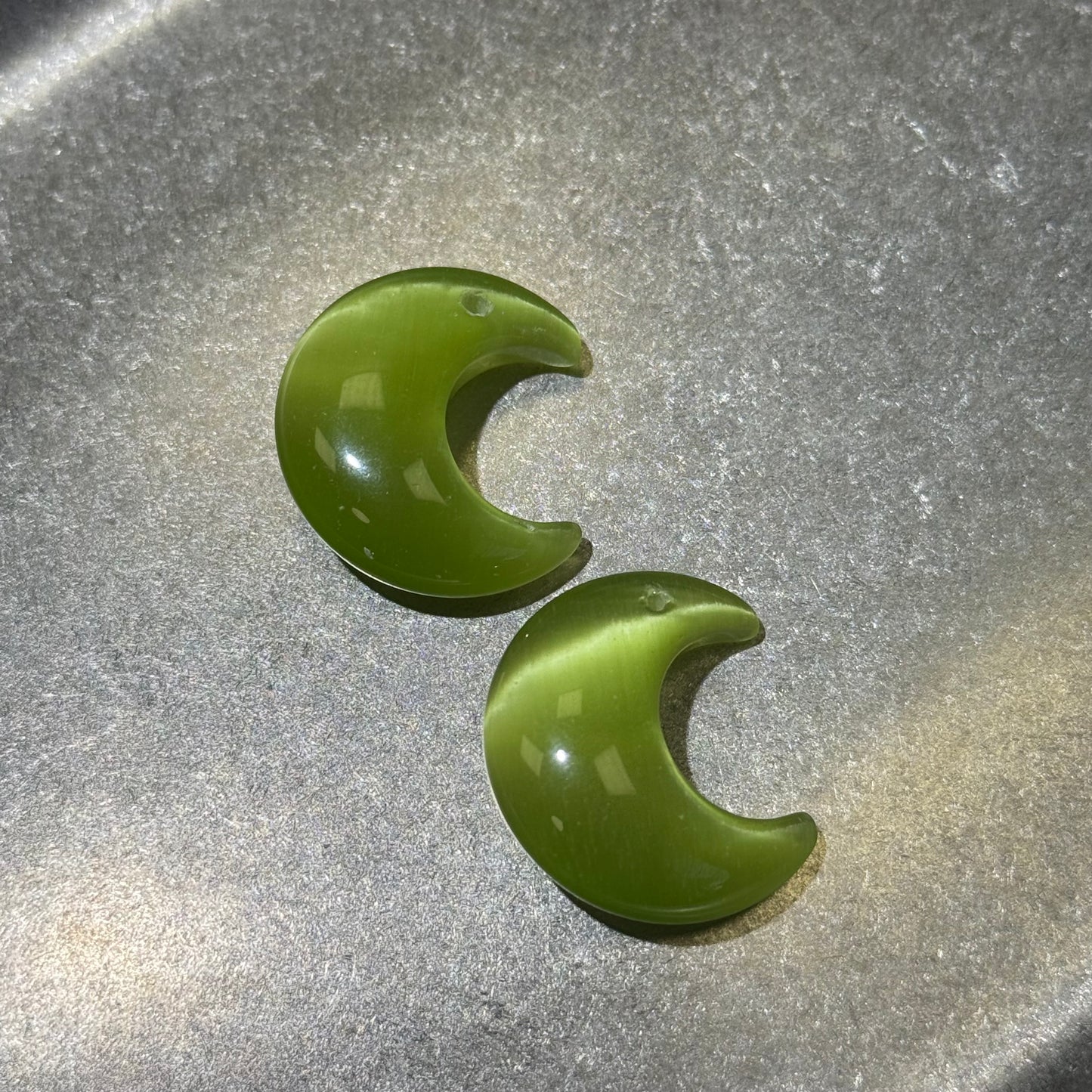 Catseye Moon Charms