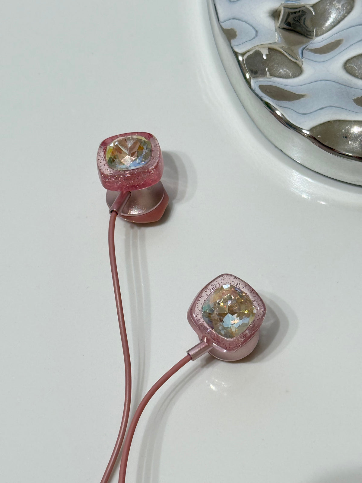 BEDAZZLED PINK SQUARE