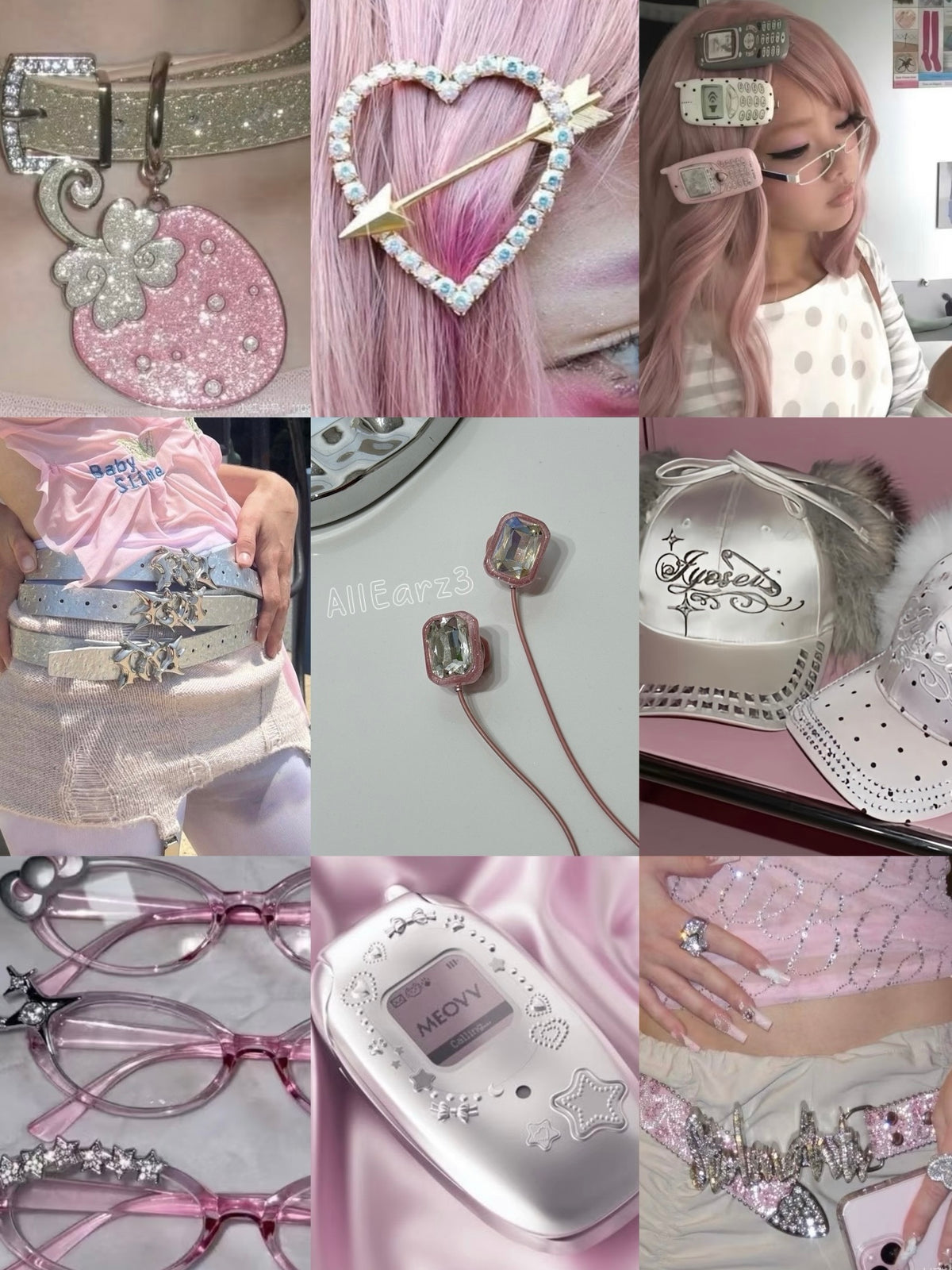 BEDAZZLED PINK GEM